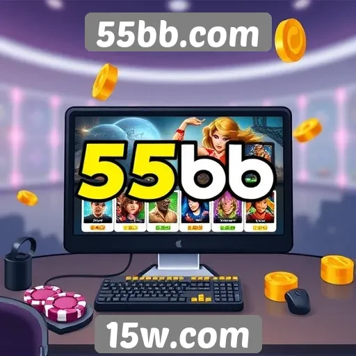 Exploração da interface do usuário do 55bb.com